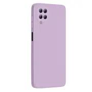 MCC For Samsung Galaxy A12 Soft Liquid Silicone Shockproof Case Cover A125 [Light Purple]