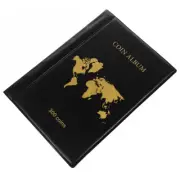 Coin Collection Book Holder For Collectors 300 Pockets Coins PU Album Money