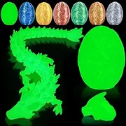 3D Printed Dragon Egg, Easter Eggs with Dragon Inside, Pearlescent for Easter Basket Stuffer & Birthday Party Gift