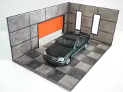 Model cars display Scale 1:18 Diorama model kit Big car garage 1/18 Miniature