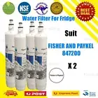 4 X Fisher & Paykel 847200 Fridge Water Filter Compatible Suit 847200 Replace