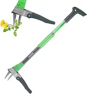 Grootpow WP5 Apex Weeder, Lightweight Weed Puller Tool for Women, Weeding Remover Tool with 3-Claw Stainless Steel, 39-inch Ergonomic Handle, Easily Remove Weeds Without Bending or Kneeling