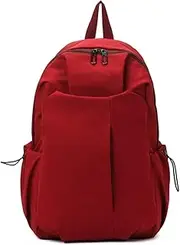 [HAMKVBPR] Men's Backpack Men's Travelling Backpack Mens Travel Backpack Rucksack for Men(Red)