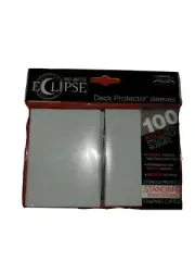 Pro-matte Eclipse White Standard Deck Protector Card Sleeves 100ct Ultra Pro