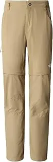 [THE NORTH FACE] NF0A8BR6LK5 W Exploration Conv REG Straight Trousers - E Pants Women's Khaki Stone Size 10