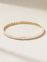 [Persée] Persée - Zeus 18-karat Gold Diamond Bracelet - Silver - 16 16 Silver