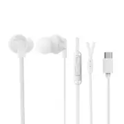[CY2868HEUSB] Essentials USB-C Earphones White, Cable length 1.1M, Built-in Microphone