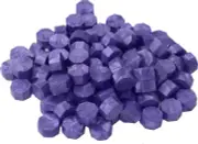 Lavender Pearl Sealing Wax Beads for Envelopes & Invitations, approx 250 beads