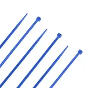 NavePoint 15 Inch Nylon Blue Cable Ties 40 Lbs 100 Pack