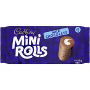 Cadbury Mini Rolls Chocolate 5 pack