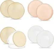 NICENEEDED 8 Pcs Blank Challenge Coin Threaded Edged 40 mm, Colorful Blank Coin Laser Engraved Blank Coins, Thick Circle Coin for or DIY Crafts Birthday Travel Commemorative Collection