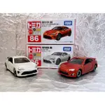 TOMICA NO.86 TOYOTA 86 一般+初回 2016新車貼 雙胞胎 多美 TOMY