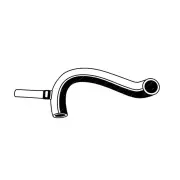 Gates Lower Radiator Curved Hose for Morris Mini C25 XC XK XL 0.8L 1.0L 1.1L