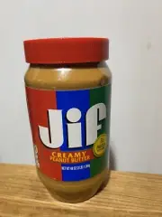 Lot of 2 48 Oz., Jif Creamy Peanut Butter BB 12/25 - FREE SHIPPING