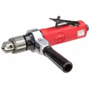 Shinano LEVER AIR KEYED DRILL SI2015AD 3/8" Geared Chuck 6000rpm, Side Handle