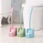 Household Toilet Brush Set Long Handle Double Head No Dead End Cleaning Brush;