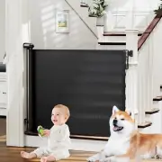 Retractable Baby Gates for Stairs, PRObebi Dog Gate Indoor Extends to 54" Wide 3