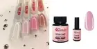 Nails Molekula Color Rubber Base PEARL Shimmer Collection Milk, Beige, Pink Base