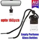 UP100x Car Hanging Diffuser Air Freshener Perfume Empty Glass Bottle Ornament AU