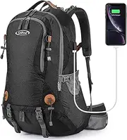 G4Free 50L Hiking Backpack Climbing Backpack with Rain Cover