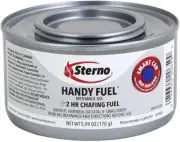 Sterno Products 20102 2 Hour Handy Gel Chafing Fuel, Methanol-6 Packs, Blue