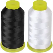 2 Roll Polyester Thread, Heavy Duty Thread, 1500Yard/Reel 210D/3 Nylon Thread fo