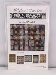 Millefleur Fiber Arts “A Tad Plaid” Quilt Pattern By Karen Cunagin