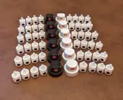 LOT Spray Paint Can CAPS! Mixed Male Nozzle Tips NY Thins Outline Fat Orange Dot