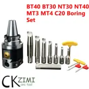 BT40-NBH2084 Fine Boring Head NT40 CAT40 MT3 R8 Tool Holder+8Pcs 20mm Boring Bar