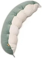 Ailuteie Peallow – Long Bolster Pillow for Bed, Bolster Pillow for Legs, Supportive Hugging Pillow for Sleeping & Nursing