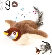 Simulated Chirping Bird Cat Toy 2025 New Flapping Bird Cat Toy Interactive Wings