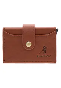 在飛比找ZALORA購物網優惠-Euro Polo Leather Card Holder 