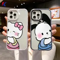 在飛比找蝦皮購物優惠-Kitty Cat Pochacco 保護套兼容 IPhon