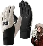 [Generic] Thermal Gloves for Women,Touchscreen Winter Warm Ski Gloves | Waterproof Windproof Snow Ski Gloves for Cycling, Biking, Running