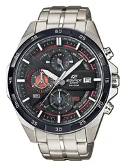 Casio Edifice Chronograph EFR-556DB-1AVUEF Black Dial Grey Stainless Steel Mens Watch