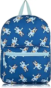 [Fast Forward] Bluey School Backpack | 16" Kids Bookbag for Boys, Girls, Unisex | Travel Backpacks for Toddlers