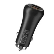 WP-C23 Aerolite QC3.0 Dual USB Car Charger (Black)