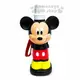 小禮堂 迪士尼 米奇 造型塑膠水壺《黑紅.站姿》480ml.水瓶.學童水壺