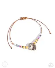 Paparazzi Anklet Bracelet “Break the SHELL - Multi”