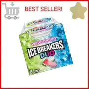 Ice Breakers Duo Fruit Plus Cool Watermelon Sugar Free Mints Tins, 1.3 oz (8 CT)