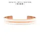 Daniel Wellington 手環 Emalie Bracelet 經典雙色手環-玫瑰金x白(DW00400005)/ 玫瑰金x白/ S