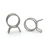 Double Wire Spring Hose Clamp, 70pcs 304 Stainless Steel 5mm Spring Clips