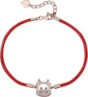 [WRITWAA] Unique Simple Style Natal Year Women Bracelet Silver Bangle with Gold Creative Wristband
