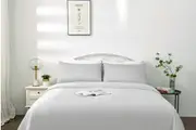 Linenova Luxury Soft Bamboo Quilt/Doona Cover Sets(Silver grey)