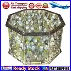 LF# DIY LED Tulip Mirror Night Light Cube Lamp Flower Sea Material Package (B)