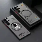 Magnetic Magsafe Astronaut Case for Samsung S25 S24 S23 S22 S21 S20 FE Ultra