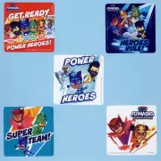 75 PJ Masks Power Heroes Large Stickers - Party Favors - Catboy, Owlette, Gekko