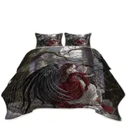 Gothic Fantasy Art the Graveyard Fairy Coverlet