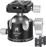 46mm Low Profile Ball Head Tripod Ball Head NB46 Heavy Duty Tripod Head All