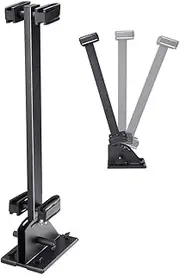 Universal Golf Cart & UTV Adjustable Stand Up Gun Rack, Vertical Two Gun Holder
